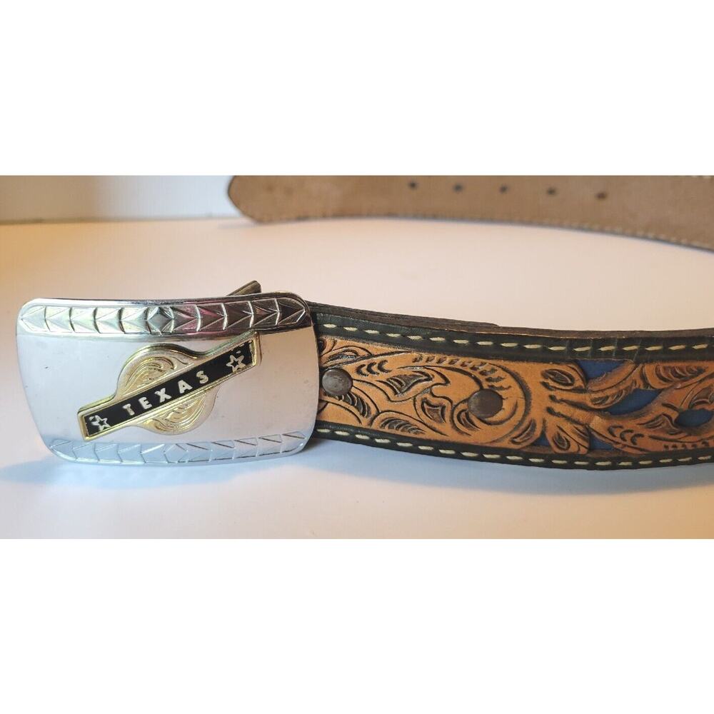 Wright Western Leather Belt Harfis Western Center Child "Christopher"